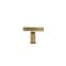 Richelieu 1 3/8 in (35 mm) x 1 3/8 in (35 mm) Champagne Bronze Transitional Cabinet Knob BP87883535CHBRZ - alternate 3