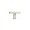 Richelieu 1 3/4 in (45 mm) x 1 3/8 in (35 mm) Brushed Nickel Transitional Cabinet Knob BP87883545195 - alternate 3