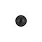 Richelieu Firenze Collection 1 3/16-inch (30 mm) Matte Black Traditional Round Closet Door Knob BP878930900 - alternate 9