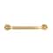 Richelieu 5 1/16 in (128 mm) Center-to-Center Satin Brass Traditional Cabinet Pull BP8855128160 - alternate 2