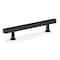 Richelieu 5 1/16-inch (128 mm) Center to Center Matte Black Contemporary Cabinet Pull BP8864128900 - alternate 1