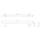 Richelieu 7 9/16-inch (192 mm) Center to Center Matte Black Contemporary Cabinet Pull BP8864192900 - alternate 2