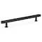 Richelieu 7 9/16-inch (192 mm) Center to Center Matte Black Contemporary Cabinet Pull BP8864192900 - alternate 1
