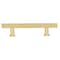 Richelieu 3 3/4-inch (96 mm) Center to Center Royal Gold Contemporary Cabinet Pull BP886496162 - alternate 4