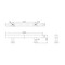 Richelieu 3 3/4-inch (96 mm) Center to Center Brushed Nickel Contemporary Cabinet Pull BP886496195 - alternate 5