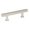 Richelieu 3 3/4-inch (96 mm) Center to Center Brushed Nickel Contemporary Cabinet Pull BP886496195 - alternate 1