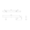 Richelieu 3 3/4-inch (96 mm) Center to Center Matte Black Contemporary Cabinet Pull BP886496900 - alternate 5