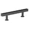 Richelieu 3 3/4-inch (96 mm) Center to Center Matte Black Contemporary Cabinet Pull BP886496900 - alternate 1