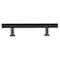Richelieu 3 3/4-inch (96 mm) Center to Center Matte Black Contemporary Cabinet Pull BP886496900 - alternate 4