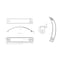 Richelieu 5-1/16 in. (128 mm) Center-to-Center Brushed Nickel Contemporary Drawer Pull BP8877128195 - alternate 2