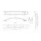 Richelieu 7-9/16 in. (192 mm) Center-to-Center Brushed Nickel Contemporary Drawer Pull BP8877192195 - alternate 5