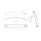 Richelieu 7-9/16 in. (192 mm) Center-to-Center Brushed Nickel Contemporary Drawer Pull BP8877192195 - alternate 8