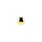 Richelieu 31/32 in (25 mm) Satin Gold Contemporary Cabinet Knob BP904125160 - alternate 4