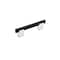 Richelieu 3 3/4 in (96 mm) Center-to-Center Chrome, Matte Black Contemporary Cabinet Pull BP905096140900 - alternate 1