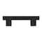 Richelieu 3-3/4 in. (96 mm) Center-to-Center Matte Black Contemporary Drawer Pull BP905096900 - alternate 4