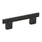 Richelieu 3-3/4 in. (96 mm) Center-to-Center Matte Black Contemporary Drawer Pull BP905096900 - alternate 1