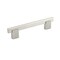 Richelieu 5 1/16 in (128 mm) Center-to-Center Brushed Nickel Contemporary Drawer Pull BP905128195 - alternate 1