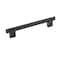 Richelieu 6 5/16 in (160 mm) Center-to-Center Matte Black Contemporary Drawer Pull BP905160900 - alternate 1