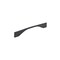 Richelieu 6 5/16 in or 7 9/16 in (160 mm or 192 mm) Center-to-Center Matte Black Contemporary Cabinet Pull BP9253192900 - alternate 1