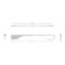 Richelieu Creston  8 13/16 in to 10 1/8 in (224 mm to 256 mm) Brushed Nickel Contemporary Cabinet Pull BP9253256195 - alternate 6