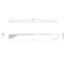 Richelieu 11 3/8 in to 12 5/8 in (288 mm to 320 mm) Chrome Contemporary Drawer Pull BP9253320140 - alternate 4