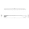 Richelieu Creston  11 3/8 in to 12 5/8 in (288 mm to 320 mm) Brushed Nickel Contemporary Cabinet Pull BP9253320195 - alternate 6