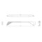 Richelieu 8 13/16 in (224 mm) Center-to-Center Brushed Gold Contemporary Drawer Pull BP9256224165 - alternate 2