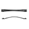 Richelieu 12 in (305 mm) Center-to-Center Matte Black Traditional Forged Iron Cabinet Pull Sheffield BP9464305900 - alternate 2