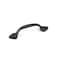 Richelieu 6 13/32 in (163 mm) Center-to-Center Matte Black Traditional Forged Iron Cabinet Pull Sheffield BP9465150900 - alternate 1