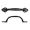 Richelieu 6 13/32 in (163 mm) Center-to-Center Matte Black Traditional Forged Iron Cabinet Pull Sheffield BP9465150900 - alternate 5