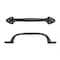 Richelieu 8 1/16 in (205 mm) Center-to-Center Matte Black Traditional Forged Iron Cabinet Pull Sheffield BP9465205900 - alternate 5