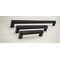 Richelieu 5-1/16 in. (128 mm) Center-to-Center Matte Black Forged Iron Traditional Barn Door Pull BP9466128900 - alternate 5