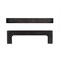 Richelieu 5-1/16 in. (128 mm) Center-to-Center Matte Black Forged Iron Traditional Barn Door Pull BP9466128900 - alternate 4