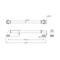 Richelieu 6-5/16 in. (160 mm) Center-to-Center Matte Black Forged Iron Eclectic Barn Door Pull BP9547160900 - alternate 5