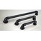 Richelieu 15-1/8 in. (384 mm) Center-to-Center Matte Black Forged Iron Eclectic Barn Door Pull BP9547384900 - alternate 3