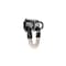 Richelieu 6 5/16 in (160 mm) Center-to-Center Matte Black Eclectic Forged Iron Drawer Pull BP9656160900 - alternate 3