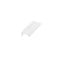 Richelieu 5 1/16-inch (128 mm) Center to Center White Contemporary Edge Pull BP969612830 - alternate 1