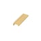 Richelieu 7 9/16-inch (192 mm) Center to Center Satin Gold Contemporary Edge Pull BP9696192166 - alternate 1