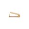 Richelieu 7 9/16-inch (192 mm) Center to Center Satin Gold Contemporary Edge Pull BP9696192166 - alternate 5