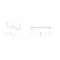 Richelieu 5 1/16 in (128 mm) Center-to-Center Aluminum Contemporary Edge Drawer Pull BP989812810 - alternate 4