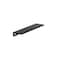 Richelieu 5 1/16 in (128 mm) Center-to-Center Brushed Black Contemporary Edge Cabinet Pull BP9898128990 - alternate 1