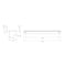 Richelieu 7 9/16 in (192 mm) Center-to-Center Brushed Black Contemporary Edge Cabinet Pull BP9898192990 - alternate 4