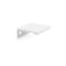 Richelieu 1 in (25 mm) Center-to-Center White Contemporary Drawer Edge Pull BP98982530 - alternate 1