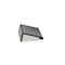 Richelieu 1 31/32 in (50 mm) Center-to-Center Brushed Black Contemporary Edge Cabinet Pull BP989850990 - alternate 2