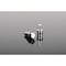 Richelieu 316 in 5 mm Glass Shelf Pin  Chrome, Black CP58405140 - alternate 3