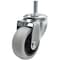 Madico Industrial Casters for General Use, Swivel Without Brake, with Threaded Stem, Gray F24712 - alternate 1