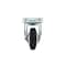 Richelieu Industrial Euro Series Rubber Caster, Swivel Without Brake, with Plate, Black F24790 - alternate 4