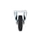 Richelieu Industrial Euro Series Rubber Caster, Fixed, with Plate, Black F24797 - alternate 5