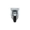 Richelieu Industrial Euro Series Rubber Caster, Swivel with Double-Lock Brake, with Plate, Black F24801 - alternate 4