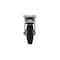 Richelieu Industrial Euro Series Rubber Caster, Swivel with Double-Lock Brake, with Plate, Black F24803 - alternate 4